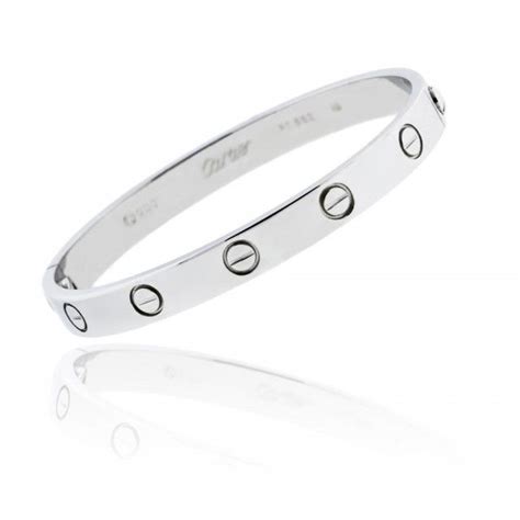 cartier love bracelet silver and gold